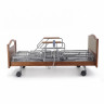 Кровать для лежачих больных с матрасом электрическая MED-MOS DB-2B с поворот.креслом в левую сторону (коричневый)